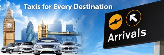 Taxis for almost every destination in Englnad